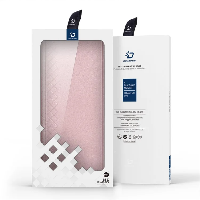 Dux Ducis - Dux Ducis Galaxy Z Fold 6 Plånboksfodral Bril Series - Rosa