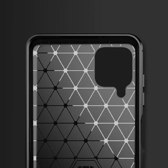 OEM - Forcell Galaxy A12/M12 Skal Carbon - Svart