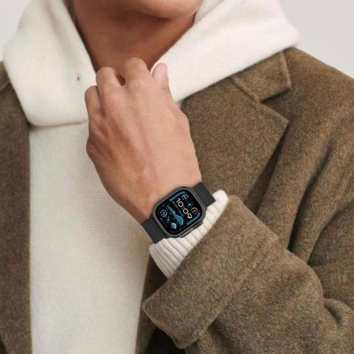 Tech-Protect - Tech-Protect Apple Watch (44/45/46/49mm) Armband Milano - Titanium