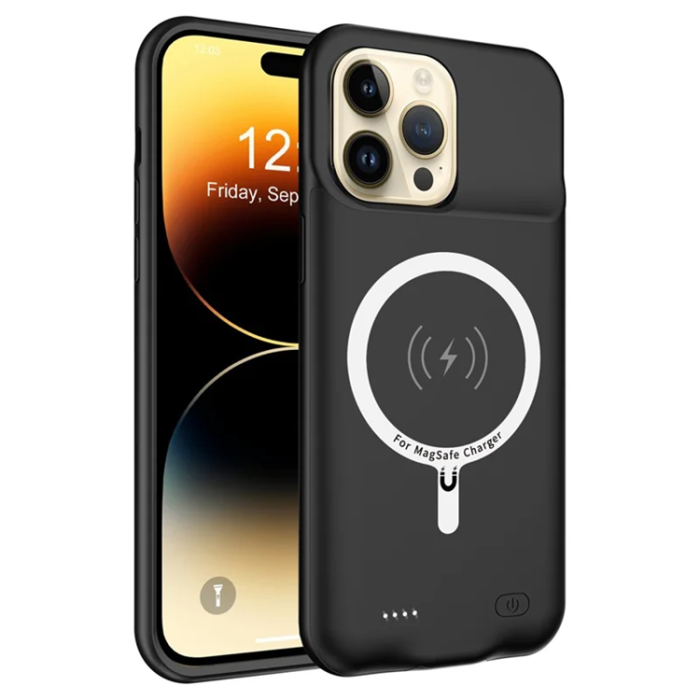 A-One Brand - iPhone 14 Pro Max Batteriskal 8500mAh D98S - Svart