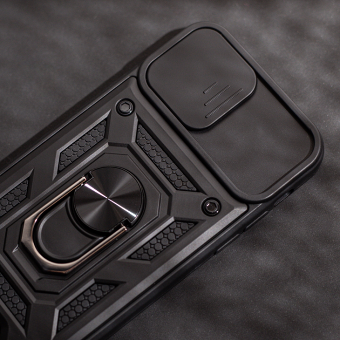 OEM - Galaxy A22 5G Mobilskal Defender Slide - Svart