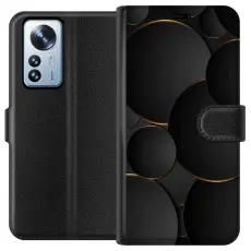 Gustaf - Pl&aring;nboksfodral till Xiaomi 12 Pro med Lyxig Cirklar