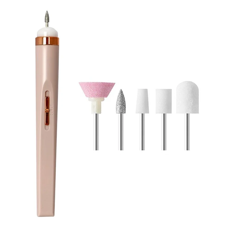 Elektrisk Nagelborrmaskin Mini för Slipning Polering - Roséguld | 264 | AlltMobil
