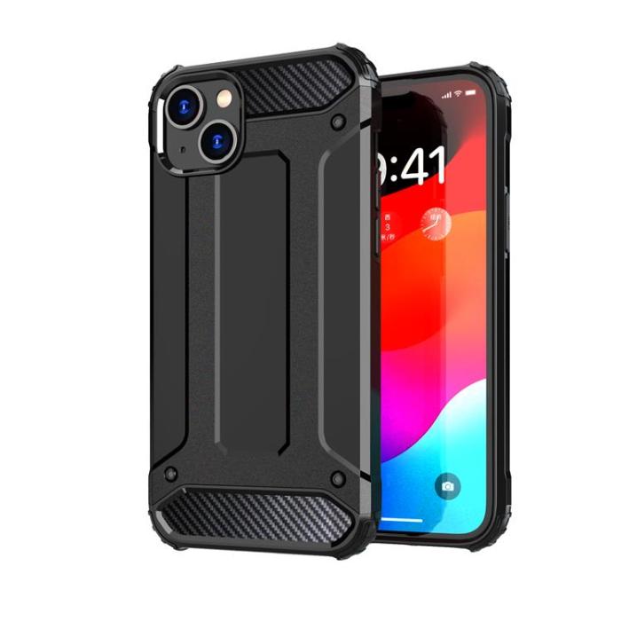 OEM - iPhone 15 Plus Mobilskal Hybrid Armor - Svart