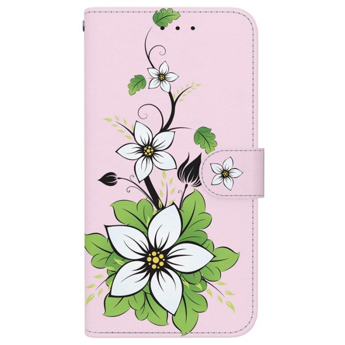 OEM - LILY Samsung Galaxy S26 Plånboksfodral Anti-Drop Mönstertryck Konstläder - Lily
