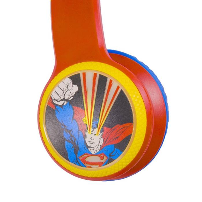 SUPERMAN - SUPERMAN Hörlur Trådlös LED On-Ear