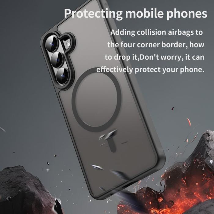 OEM - Mobilskal för Samsung Galaxy S26 Plus Magnetiskt PC + TPU - Svart