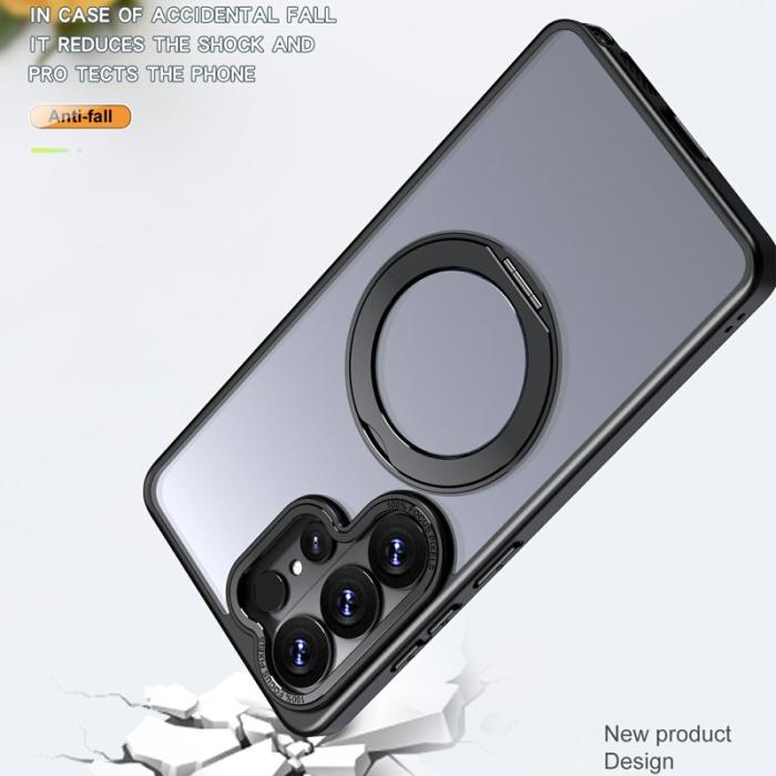 OEM - Mobilskal för Samsung Galaxy S26 Ultra Magnetiskt TPU + Kickstand - Svart