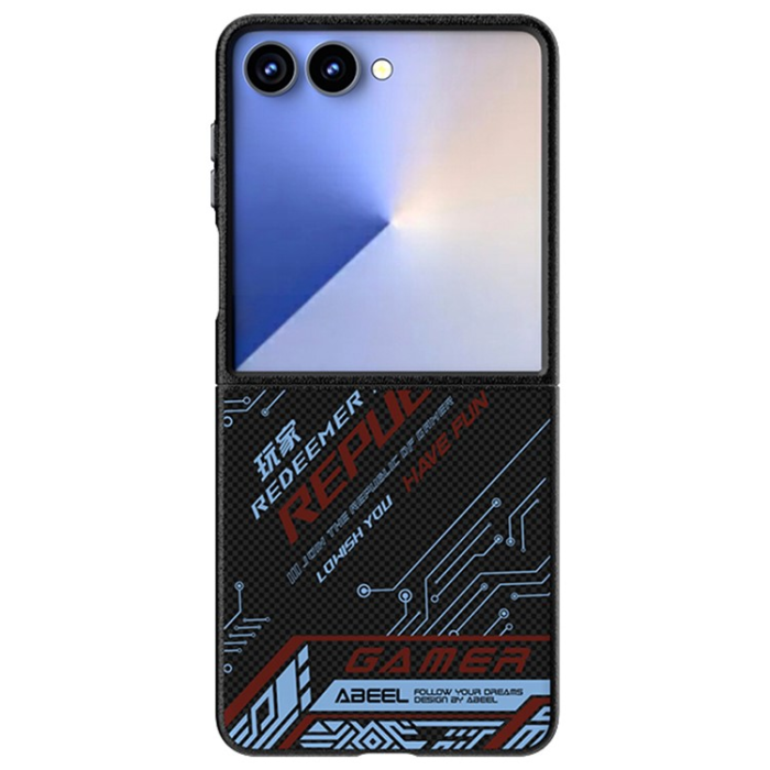 ABEEL - Abeel Galaxy Z Flip 7 Mobilskal MagSafe Printed Lader