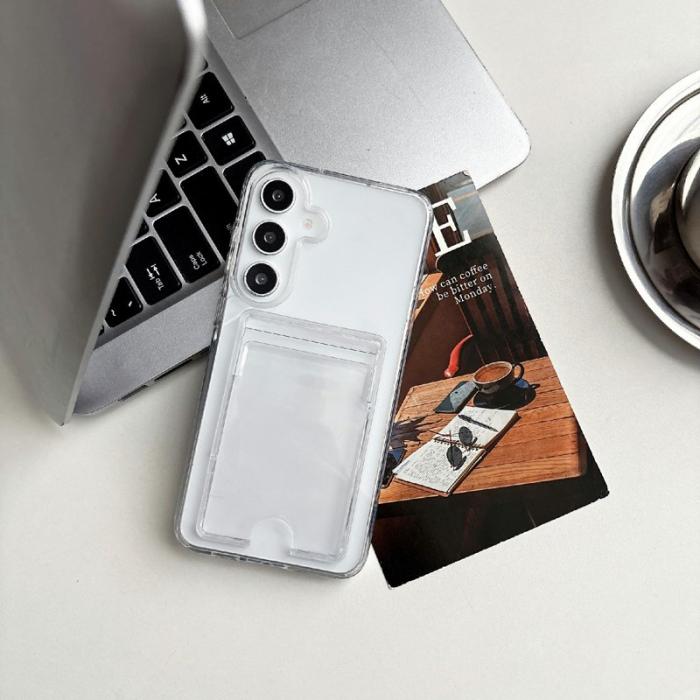 OEM - Mobilskal för Samsung Galaxy S26 Plus Transparent PC + TPU - Grå
