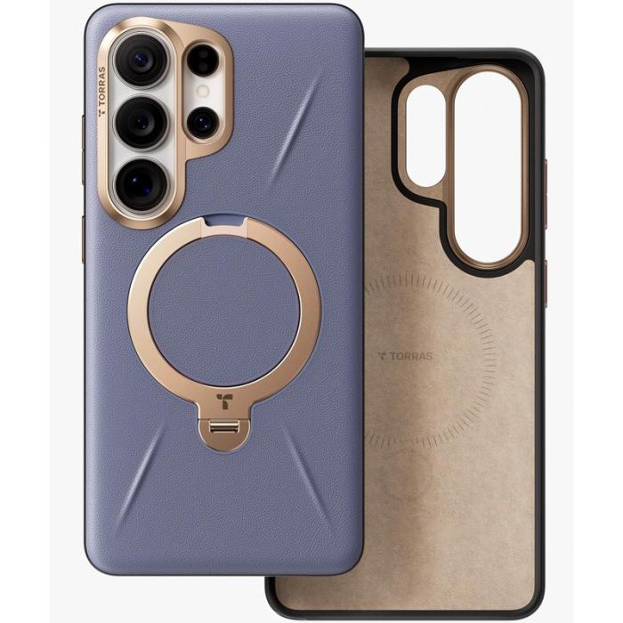 Torras - Torras Mobilskal för Samsung Galaxy S26 Ultra Magnetiskt Kickstand - Mörklila