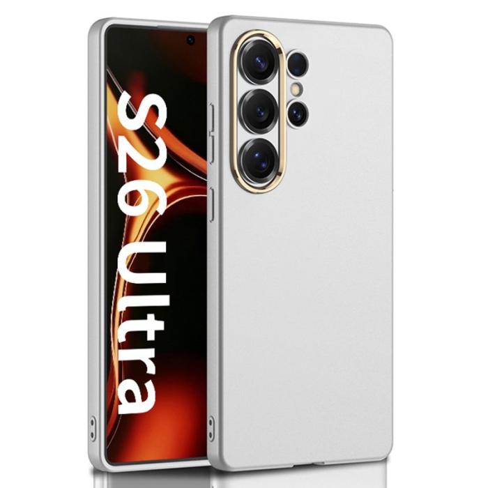 GKK - GKK Mobilskal för Samsung Galaxy S26 Ultra Stöttålig Slim Hard PC - Silver