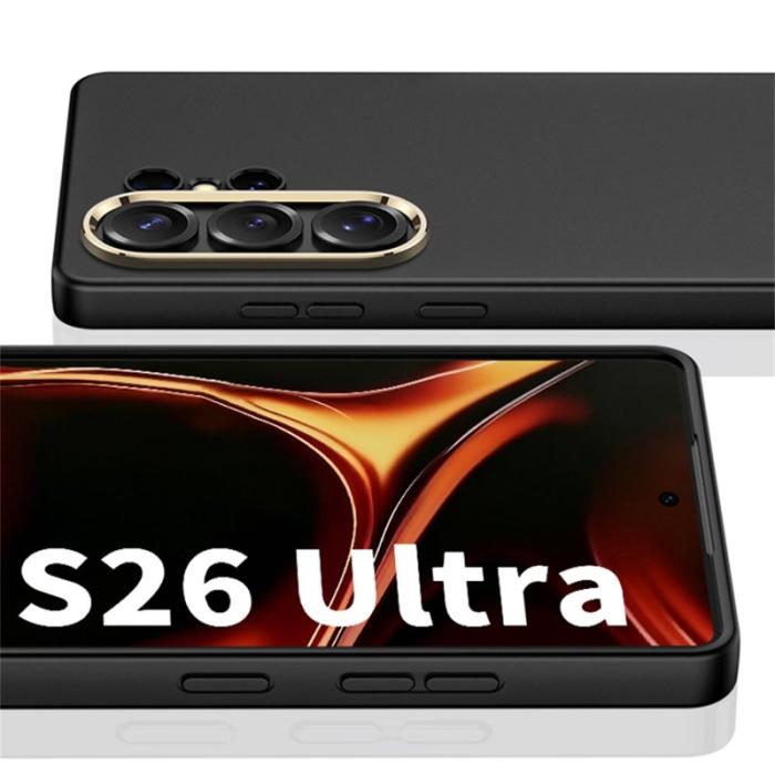 GKK - GKK Mobilskal för Samsung Galaxy S26 Ultra Stöttålig Slim Hard PC - Svart