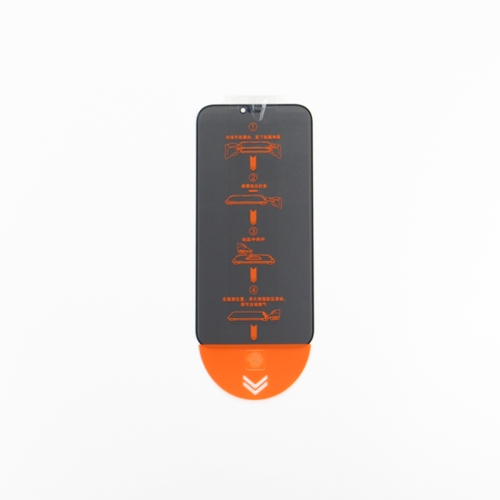 OEM - iPhone 16 Plus Härdat Glas Skärmskydd 9D Easy Tool Privacy