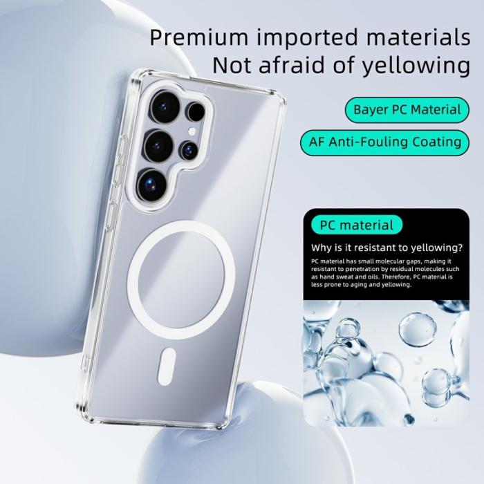 ABEEL - ABEEL Mobilskal till Samsung Galaxy S25 Edge MagSafe Anti Scratch - Svart