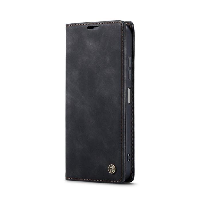 Caseme - CASEME 013 Series Konstläder Plånboksfodral för Samsung Galaxy A06 4G - Svart