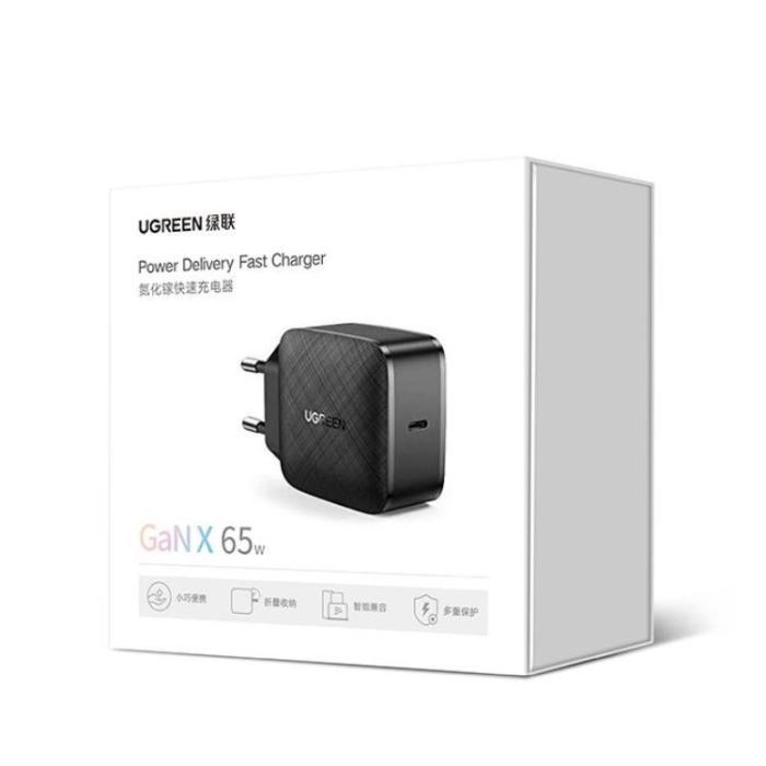 UTGATT1 - Ugreen Fast Väggladdare USB-C 65W - Svart