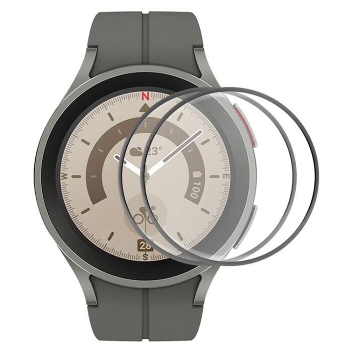 HAT PRINCE - [2-PACK] ENKAY Galaxy Watch 5 Pro (45mm) Härdat Glas Skärmskydd