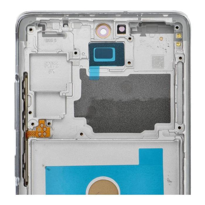 SpareParts - Galaxy S20 FE 4G/5G Skärm med LCD-display FixCell OLED Vit