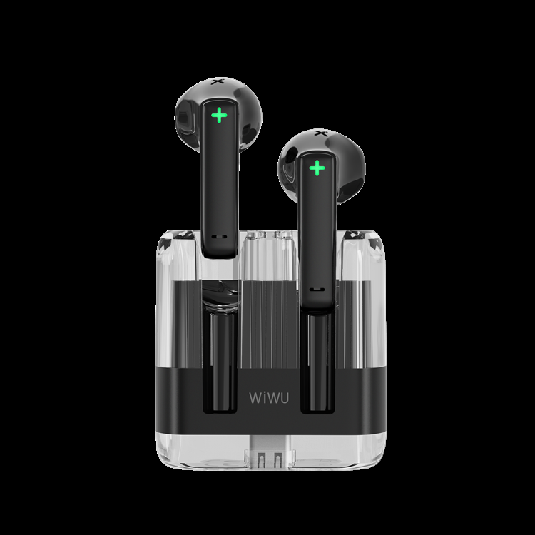 Wiwu In-Ear Trådlös Hörlurar T21 - Svart | 505771 | AlltMobil