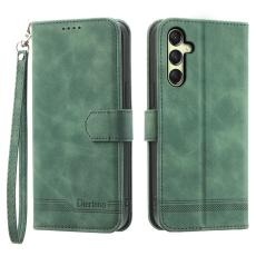 DIERFENG - DIERFENG DF-03 Pl&aring;nboksfodral f&ouml;r Samsung Galaxy A16 5G Konstl&auml;der - Gr&ouml;n