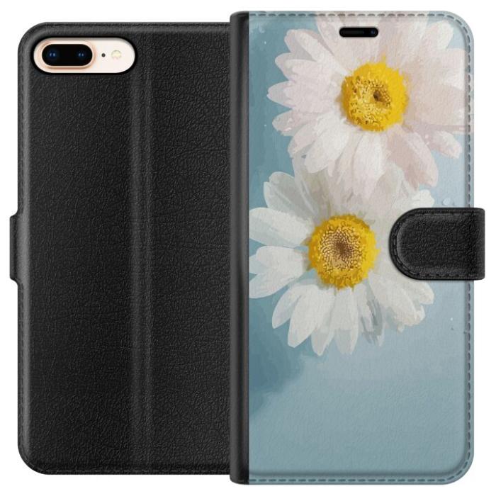 iSecrets - Plånboksfodral till Apple iPhone 7 Plus med Sommarblommor