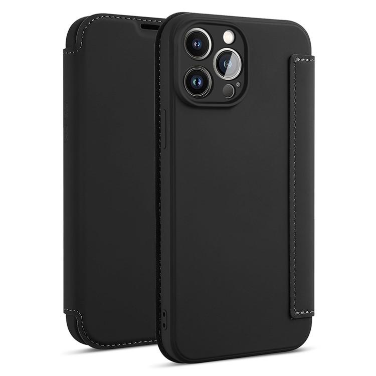 iPhone 14 Pro Plånboksfodral Liquid Silicone - Svart | 2353 | AlltMobil