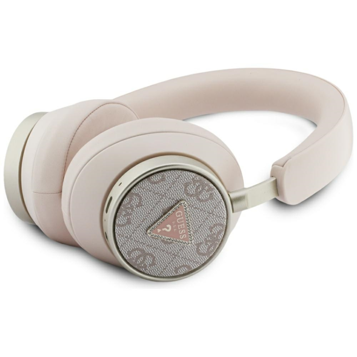 Guess - Guess Over-Ear Hörlurar ENC Bluetooth 4G Triangle Logo - Rosa