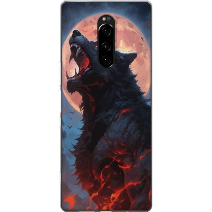 iSecrets - Mobilskal till Sony Xperia 1 med Ylande varg