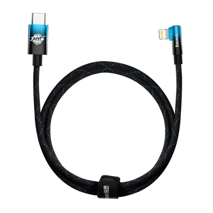 BASEUS - Baseus USB-C till Lightning kabel 20W MVP 2 Vinklad 1m