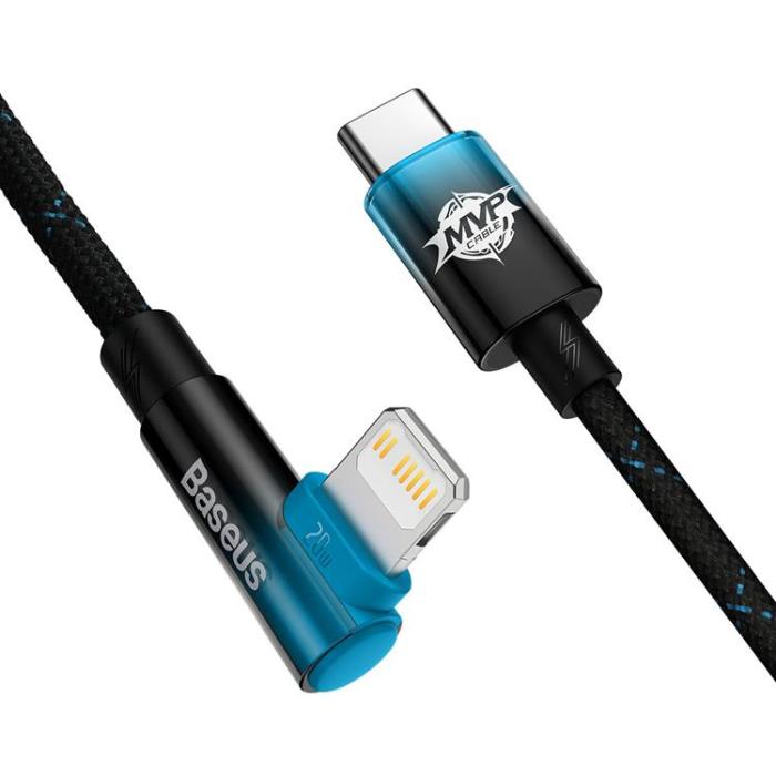 BASEUS - Baseus USB-C till Lightning kabel 20W MVP 2 Vinklad 1m