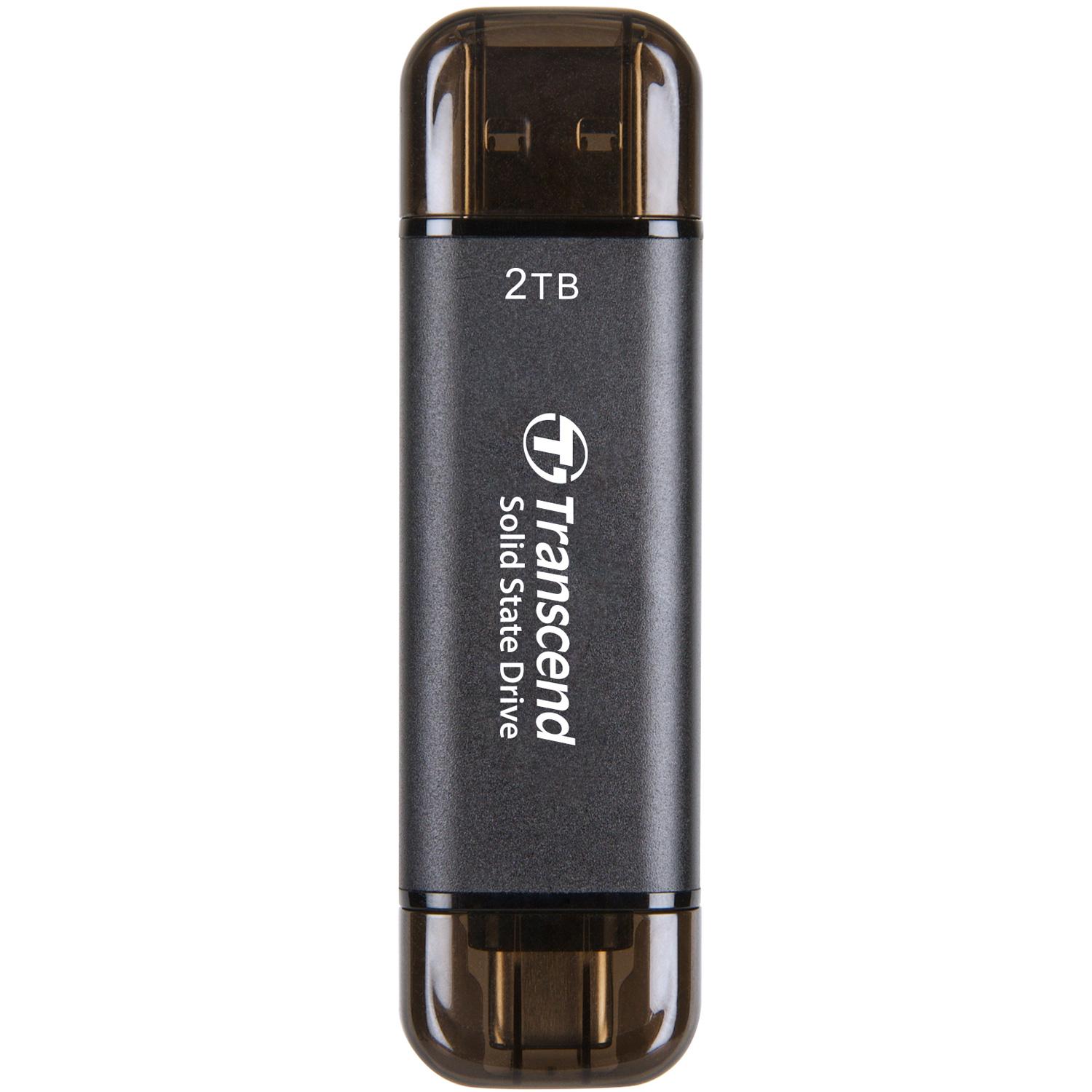 Transcend Portabel SSD USB-C 2TB - Svart | 380 | AlltMobil