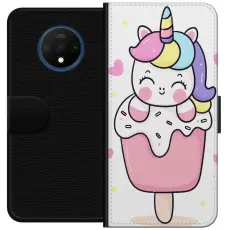 Gustaf - Pl&aring;nboksfodral till OnePlus 7T med Glad enh&ouml;rning