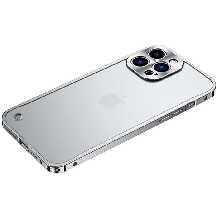 OEM - iPhone 13 Pro Max Skal Metall Slim - Silver