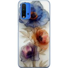 iSecrets - Mobilskal till Xiaomi Redmi Note 9 4G med Silkesblommor