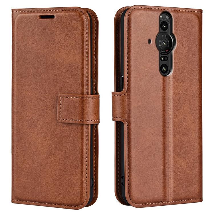 Flip Folio Fodral Xperia Pro-I - Ljusbrun | 2353 | AlltMobil