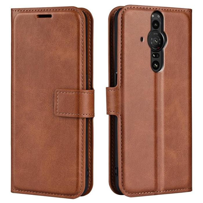 OEM - Flip Folio Fodral Xperia Pro-I - Ljusbrun