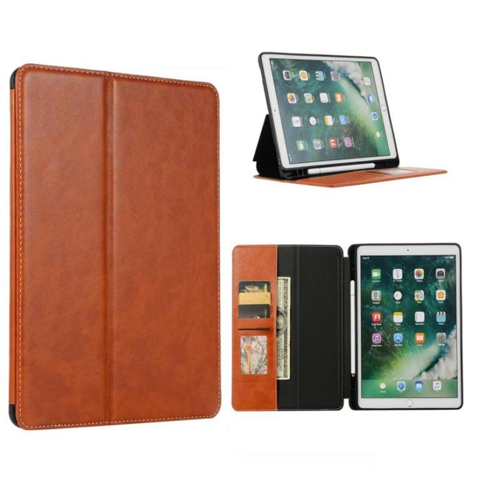 OEM - iPad 10.2 2021/2020/2019 Fodral Premium - Brunt
