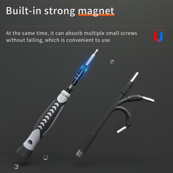 UF-TOOLS - UF-TOOLS - 130 i 1 Precisionsskruvmejsel med utbytbara bits