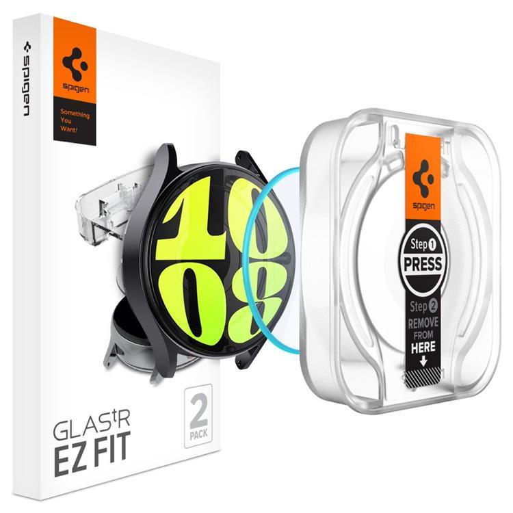 [2-Pack] Spigen Galaxy Watch 7 (40mm) Härdat glas Skärmskydd EZ Fit | 2353 | AlltMobil