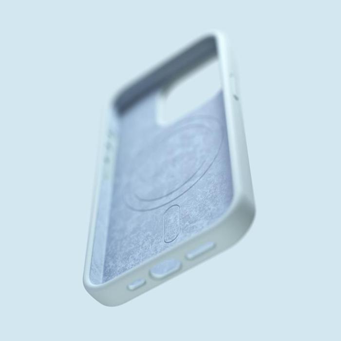Etteri - Etteri iPhone 16 Mobilskal MagSafe Silikon - Ljusblå
