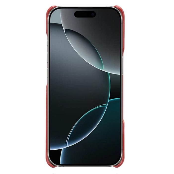 A-One Brand - iPhone 17 Pro Max Mobilskal Korthållare Dual - Röd