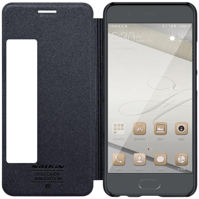UTGATT4 - Nillkin Window View Fodral till Huawei P10 - Svart