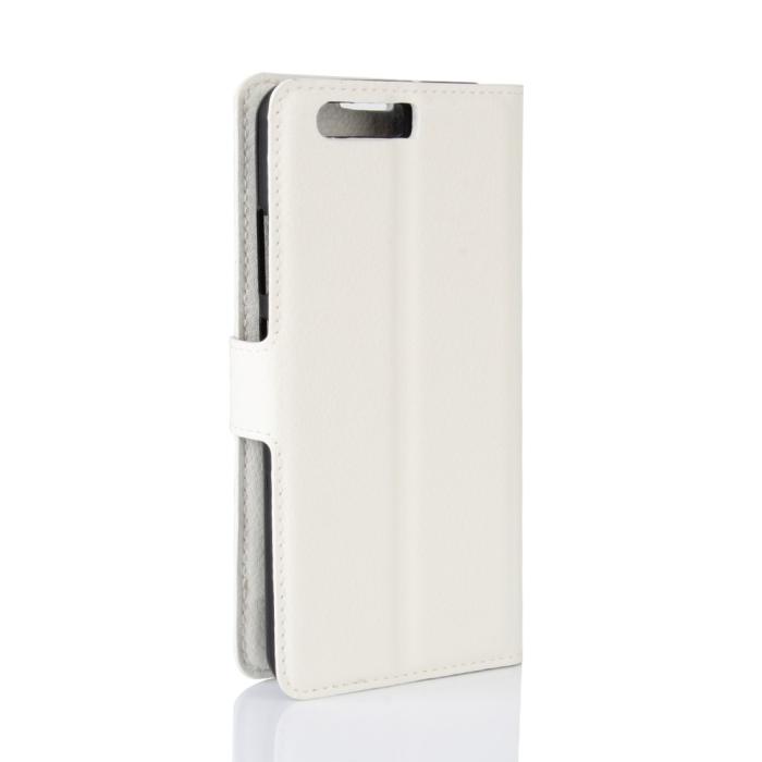 OEM - Litchi Plånboksfodral till Huawei P10 - Vit