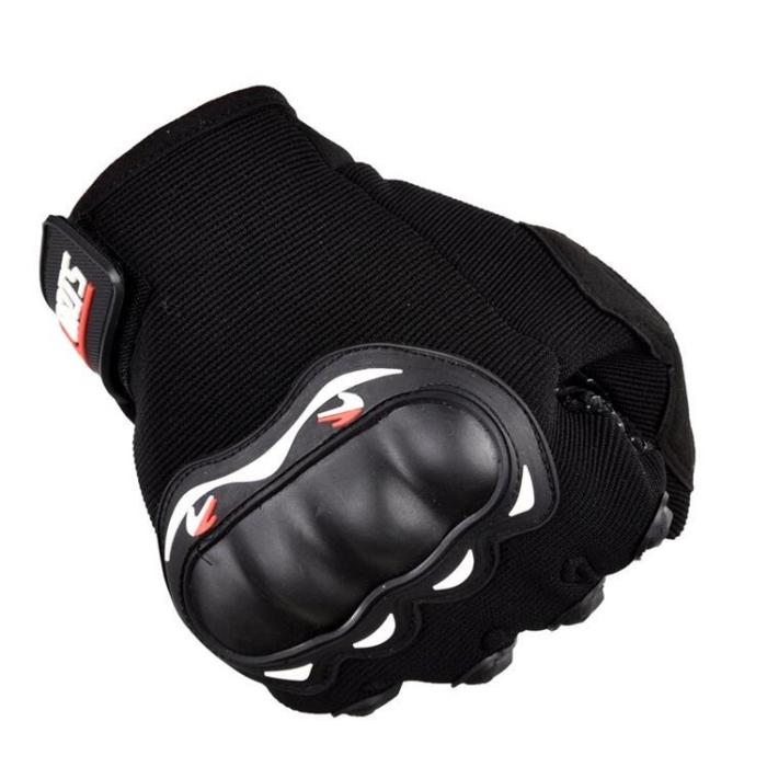 OEM - Motorcykel Touchvantar/Handskar med Knogskydd - Svart