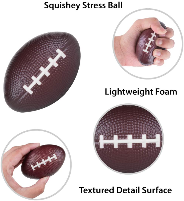 UTGATT5 - Rugby Stressboll - Klämboll - Sensory Fidget Toy