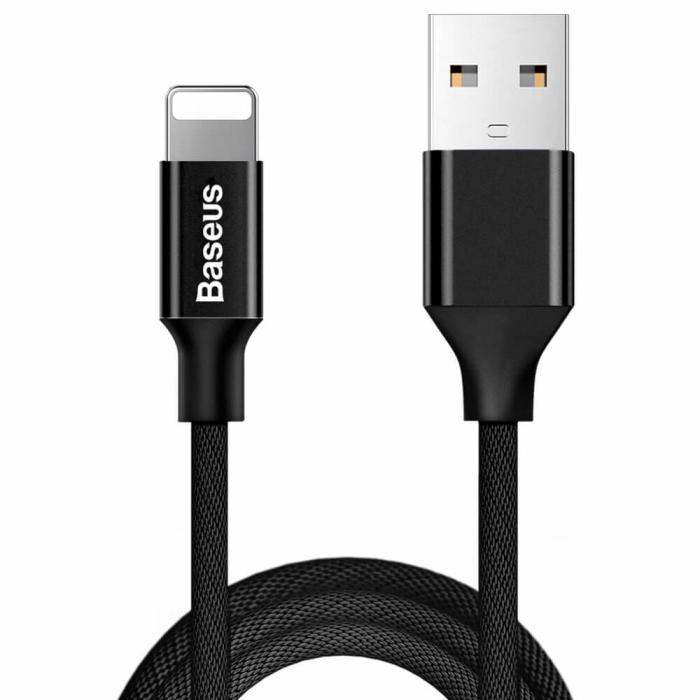 BASEUS - BASEUS Yiven USB-A till Lightning kabel 1.8m Svart