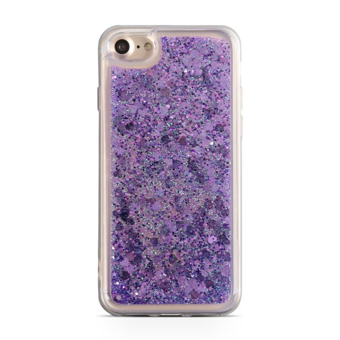 UTGATT4 - Glitter Skal till Apple iPhone 7/8/SE 2020 - Lila