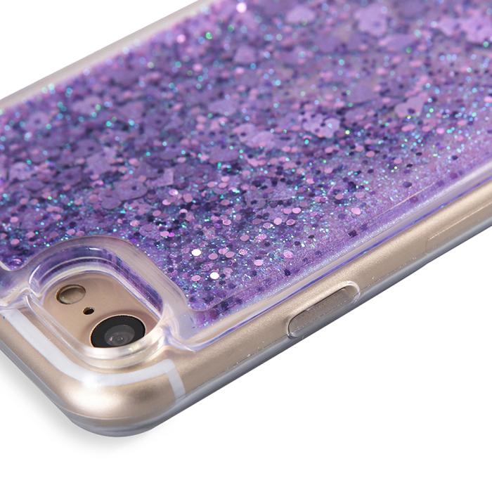 UTGATT4 - Glitter Skal till Apple iPhone 7/8/SE 2020 - Lila