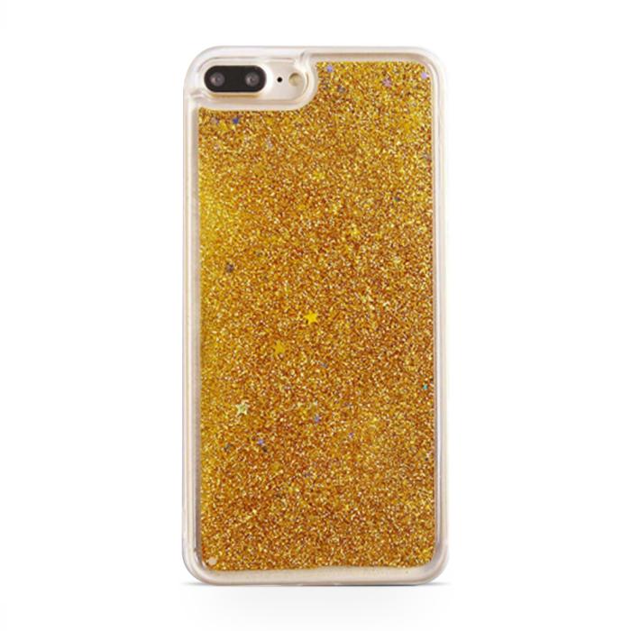 UTGATT5 - Glitter skal till Apple iPhone 8 Plus - Positive Vibes
